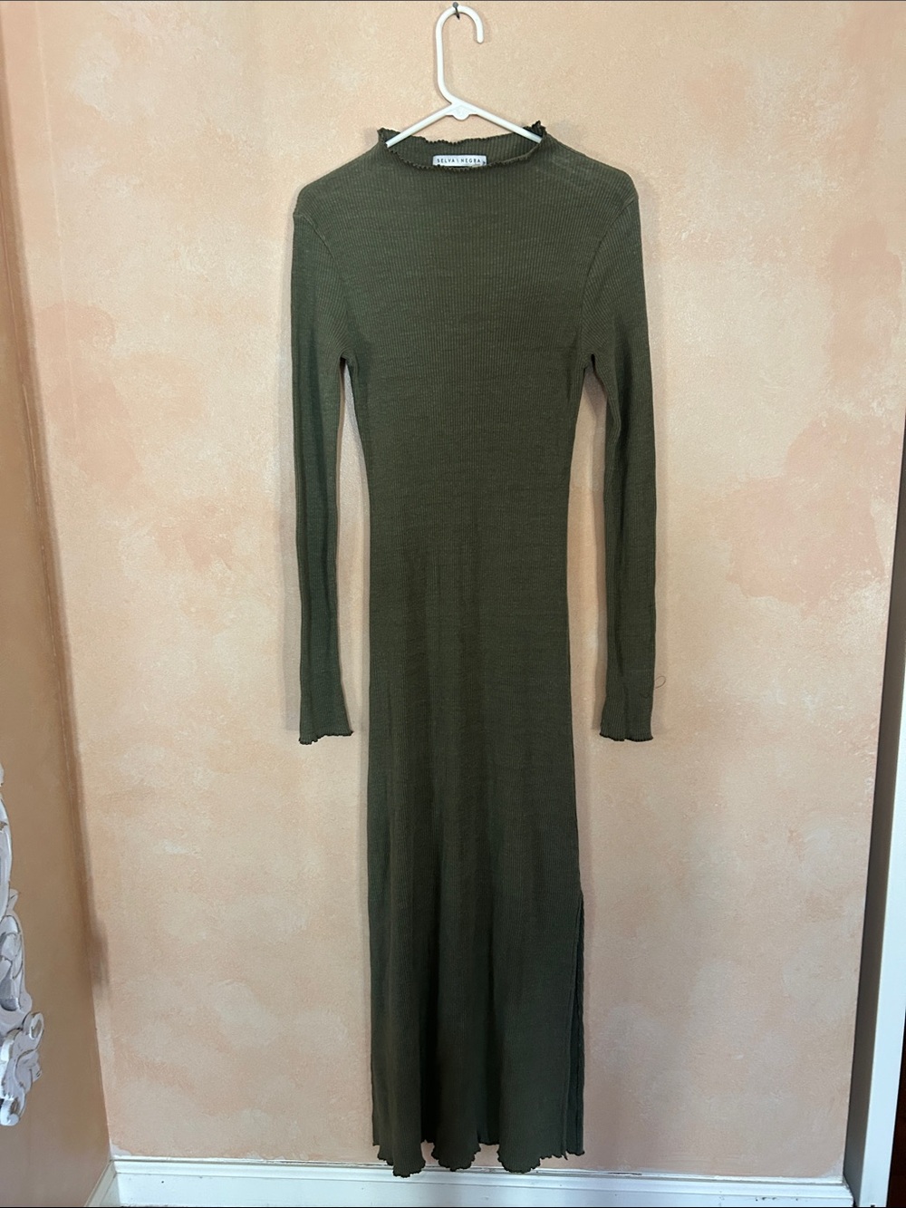 Selva Negra designs similar rib-knit long sleeve Eloise green small